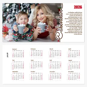 Vzor rodinného kalendáře 