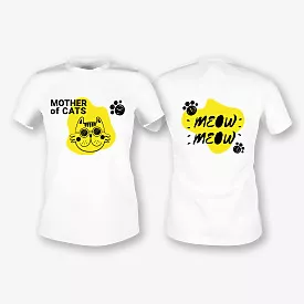 Cat T-shirt Template